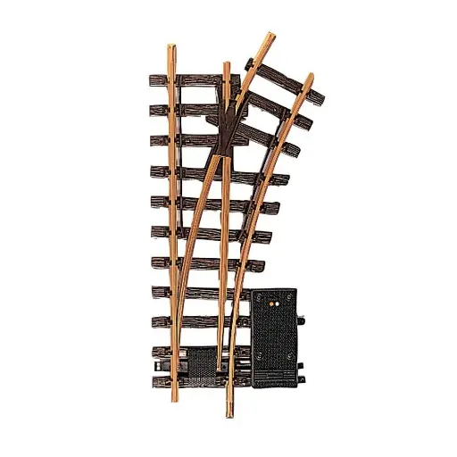 [LG12050] Aiguillage électrique courbe à droite - LGB 12050 - G 1/22,5 - 300 mm - R1 - 30°