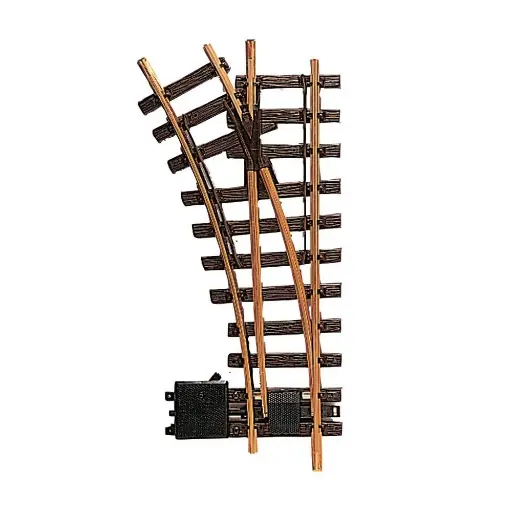 [LG12100] Aiguillage manuel droit LGB 12100 - G : 1/22.5 - 300 mm R1 30° - Courbe gauche