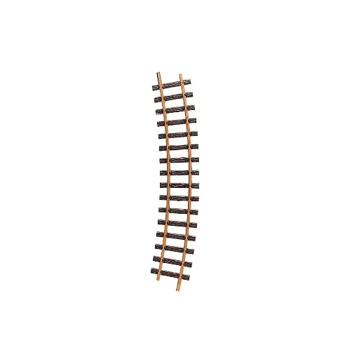 [LG16000] Rail courbe LGB 16000 - G : 1/22.5 - R3 22.5° - Code 332 - Écartement 45 mm