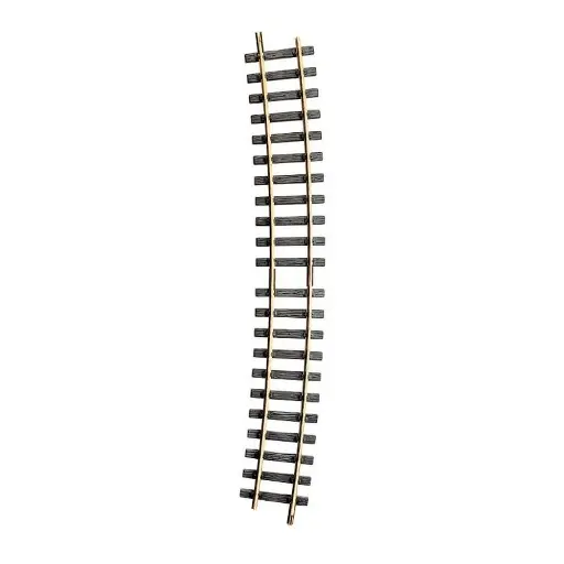 [LG18000] Rail courbe LGB 18000 - G : 1/22.5 - R5 15° - Code 332 - Écartement 45 mm