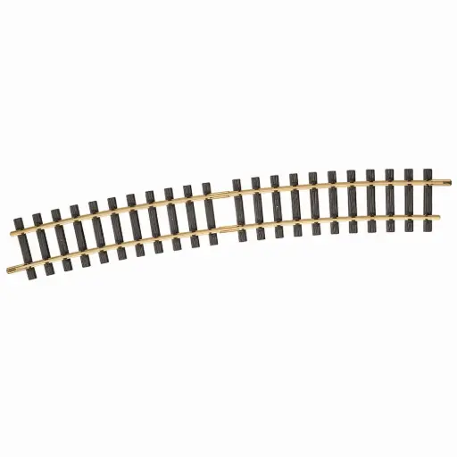 [LG18000] Rail courbe R5 2320 mm 15° code 332 - LGB 18000 - G 1/22,5 - 2R