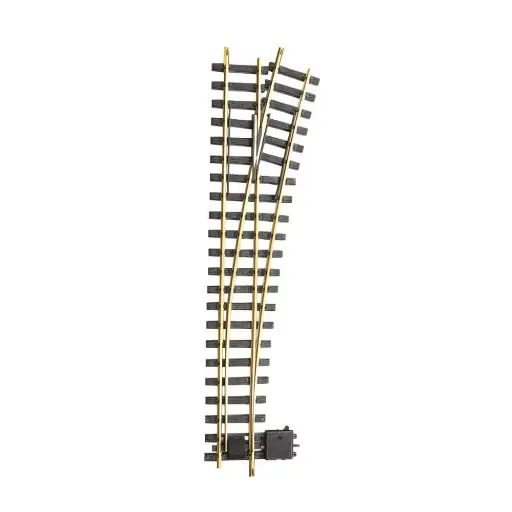 [LG18050] Aiguillage manuel droit LGB 18050 - G : 1/22.5 - 600 mm R5 15° - Courbe droite