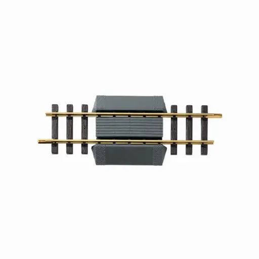 [LG10007] Rail droit avec passage à niveau sans barrières 300 mm code 332 - LGB 10007 - G 1/22,5 - 2R