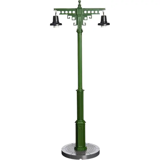 [LG50560] Lampadaire Double Bras de Gare - Hauteur 335mm - LGB 50560 - G: 1/22.5
