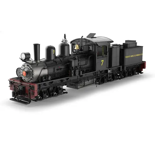 [LG26702] Locomotive vapeur Shay N°7 - LGB L26702 - WSLC RR - G 1/22.5 - EP. III - Digital Sound fumigène - 2R