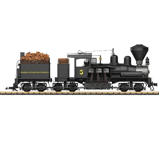 [LG26703] Locomotive vapeur Shay N°5 - LGB L26703 - MSP RR - G 1/22.5 - EP. II - Digital Sound fumigène - 2R