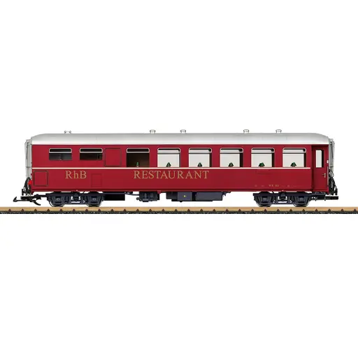 [LG31528] Voiture restaurant - LGB L31528 - RhB - G 1/22.5 - EP. IV - 2R