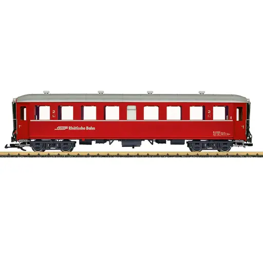 [LG31527] Voiture voyageurs grandes lignes 2nde classe - LGB L31527 - RhB - G 1/22.5 - EP. IV - 2R
