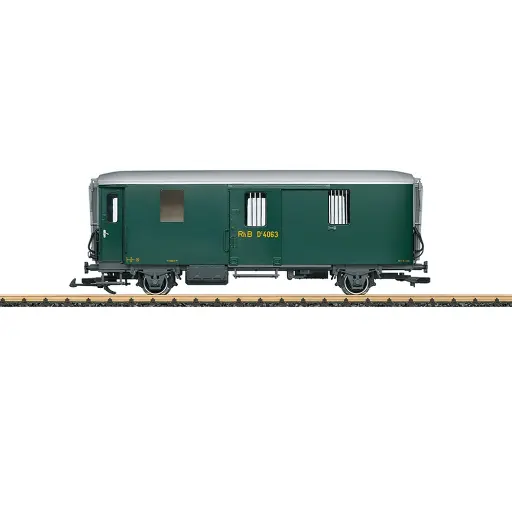 [LG41843] Fourgon à bagages - LGB L41843 - RhB - G 1/22.5 - EP. IV - 2R