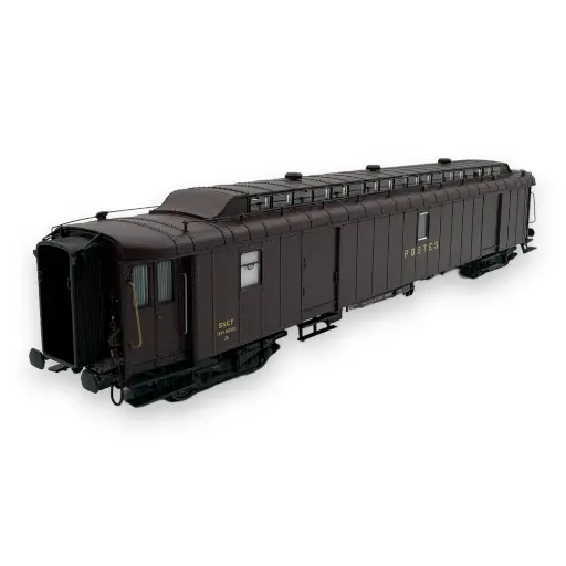 [LS40431] Voiture postale OCEM PTT PEz brun - Ls Models 40431 - HO 1/87 - III