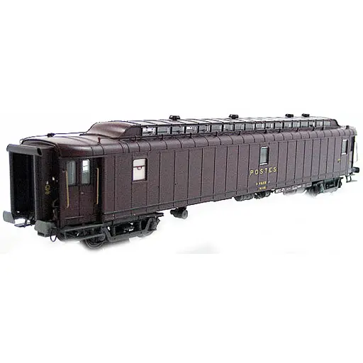 [LS40436] Voiture postale OCEM PTT PAz brun - LS Models 40436 - HO 1/87