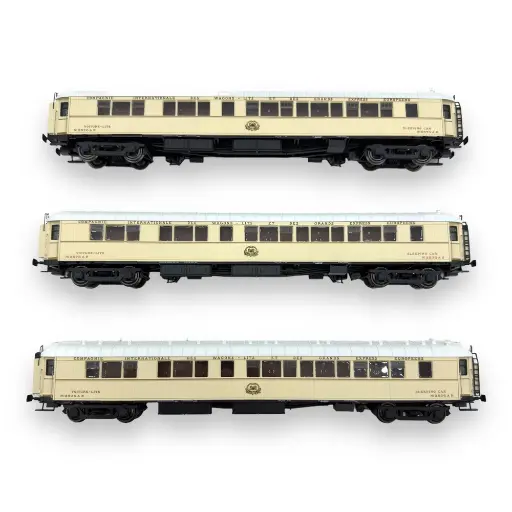 [LS49139] Set de 3 voitures lits S1 - LS Models 49139 - HO 1/87 - CIWL - Ep II - 2R