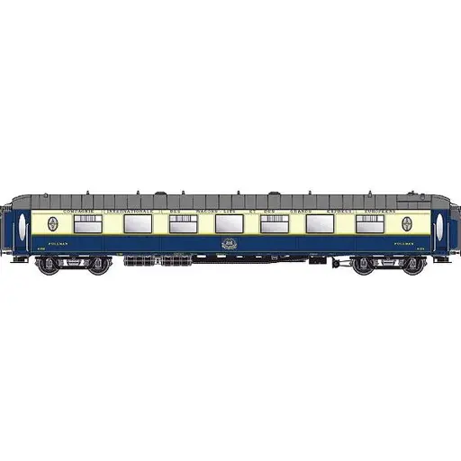 [LS49175] Voiture WP CIWL Côte d'Azur bleue/crème livrée 1937 avec monogramme