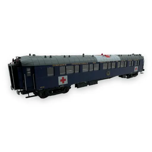 [LS49140] Voiture lits S2 croix rouge - LS Models 49140 - HO 1/87 - CIWL - Ep IIIb - 2R