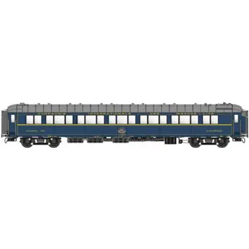 [LS49217] Voiture voyageurs CIWL WL ZO livrée bleu 1968 avec monogramme n° 61 87 71-47 457-9