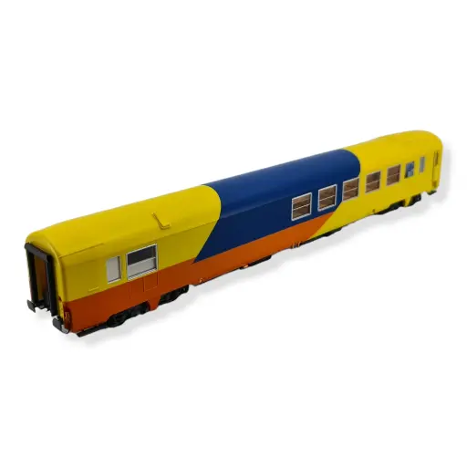 [LS40155] Voiture VRU jaune & bleu "Espace Qualité" - LS MODELS 40155 - SNCF - HO : 1/87 - EP. V