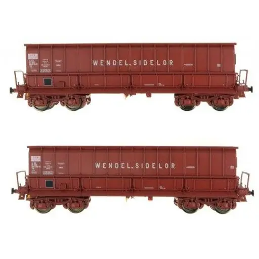 [LS30806] Set de 2 wagons tombereaux "WENDEL SIDELOR" - LS Models 30806 - HO 1/87 - SNCF - Ep V/VI - 2R