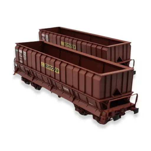 [LS31116] Set de 2 wagons tombereaux DMH Simotra - Ls Models 31116 - HO : 1/87 - SGW - EP V