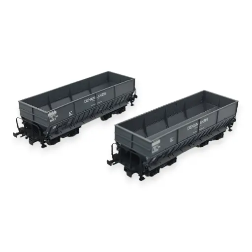 [LS31102] Set de 2 wagons minerais "Denain-Anzin" - LS Models 31102 - HO : 1/87 - SNCF - EP III -