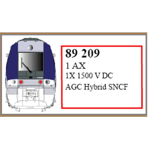 [LS89209] Pantographes pour AGC 1500 V-DC LS MODEL 89209 - HO 1 : 87