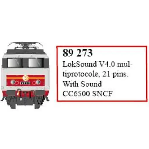 [LS89273] Décodeur Loksound V5 21 Broches pour CC6500 - LS Models 89273