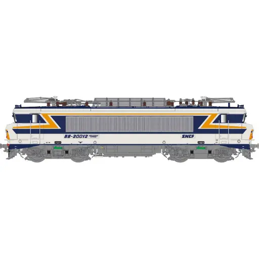 [LS11698S] Locomotive électrique BB 20012, livrée gris argent bleu, TEN/chamois 432, plaques, dépôt Strasbourg - LS Models 11698S - HO 1/87 - SNCF - Ep IV - Digital sound - 3R