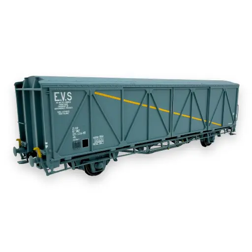 [LS30671] Wagon couvert EVS Hs parois renforcées "bande jaune" - LS Models 30671 - HO 1/87 - SNCF - Ep IV - 2R