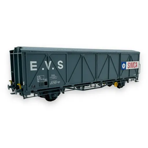 [LS30678] Wagon couvert EVS Hs parois renforcées "SIMCA" - LS Models 30678 - HO 1/87 - SNCF - Ep IV - 2R