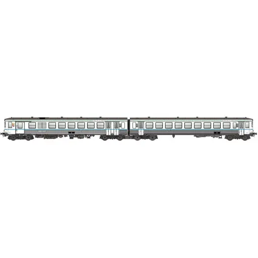 [LS10530] Autorail diesel EAD X4696-XR8690 - LS Models 10530 - HO 1/87 - SNCF - Ep IV - Analogique - 3R