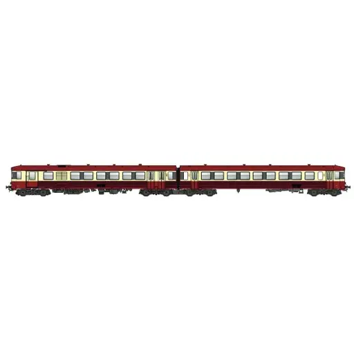 [LS10063] Autorail diesel EAD X4696-XR8693 - LS Models 10063 - HO 1/87 - SNCF - Ep V - Analogique - 2R