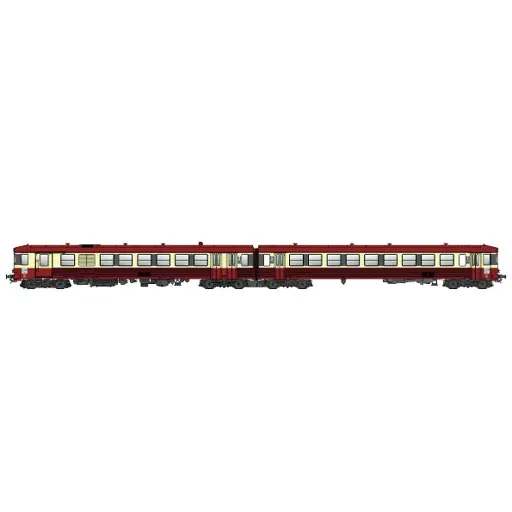 [LS10564] Autorail diesel EAD X4691-XR8688 - LS Models 10564 - HO 1/87 - SNCF - Ep V/VI - Analogique - 3R