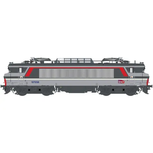 [LS11208] Locomotive électrique BB 107258  Corail + logo Carmillon, Toulouse - LS models 11208 - SNCF - HO 1/87 - Analogique - Ep.VI - 2R