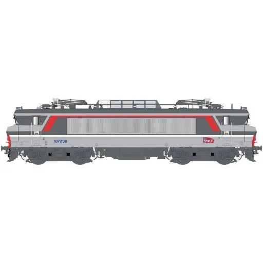 [LS11708] Locomotive électrique BB 107258 Corail + logo Carmillon, Toulouse - LS Models 11708 - SNCF - HO 1/87 - Digital  - Ep.VI - 3R