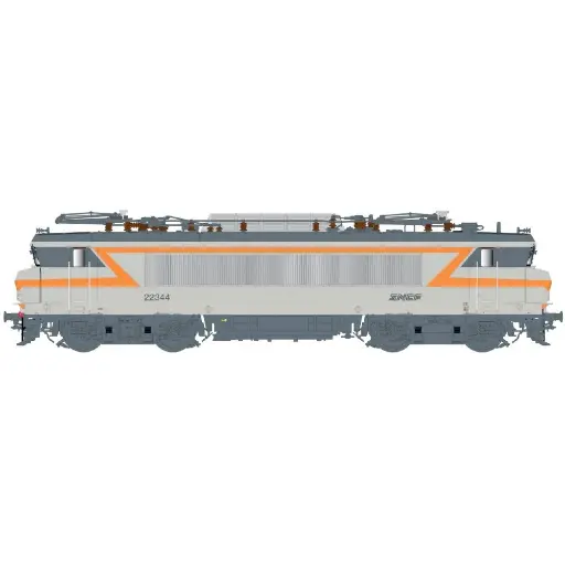 [LS11107S] Locomotive électrique BB 22339, gris béton/orange, logo nouille, Marseille - LS Models 11107S - HO 1/87 - SNCF - Ep IV-V - Digital sound - 2R