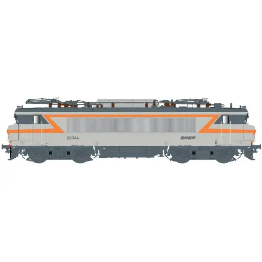 [LS11607] Locomotive électrique BB 22339, gris béton/orange, logo nouille, Marseille - LS Models 11607 - HO 1/87 - SNCF - Ep IV-V - Analogique - 3R