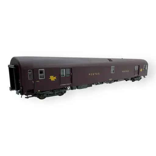 [LS40426] Voiture postale PA UIC livrée brun PTT bogies Y24X - LS Models 40426 - HO 1/87 - SNCF - Ep IV - 2R