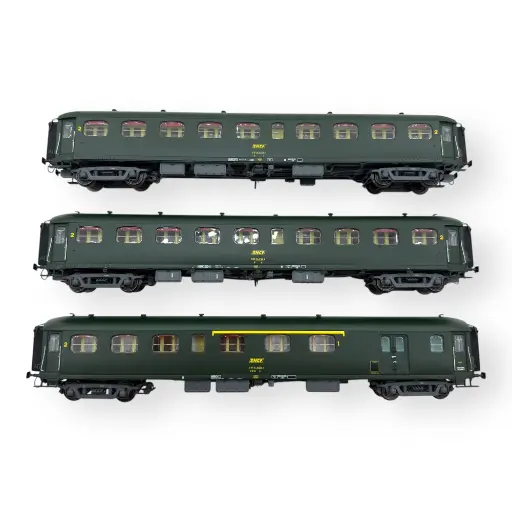 [OZLS40193] Coffret de 3 voitures rapide Nord - LS Models 40193 - HO 1/87 - SNCF - Ep IV - 2R