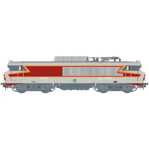 [LS10980] Locomotive électrique BB 15028, livrée Arzens, dépôt de Strasbourg - LS Models 10980 - HO 1/87 - SNCF - Ep IV-V - Analogique - 3R
