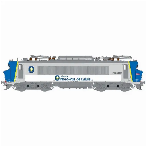 [LS10441S] Locomotive électrique BB 22254RC, livrée Nord-Pas de Calais, dépôt de Lens - LS Models 10441S - HO 1/87 - SNCF - Ep VI - Digital sound - 2R