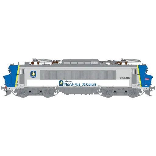[LS10941] Locomotive électrique BB 22254RC, livrée Nord-Pas de Calais, dépôt de Lens - LS Models 10941 - HO 1/87 - SNCF - Ep VI - Analogique - 3R