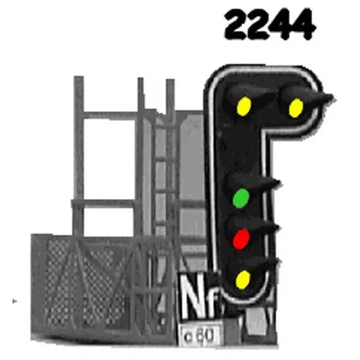 [JV2244C] Nacelle - JV et Disque Rouge 2244 - HO 1/87