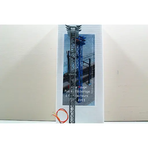 [JV2261] Pylône de triage époque 4 à 6 leds orangées réf : 2261