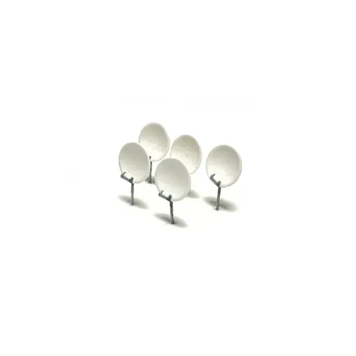 [87T221019] Lot 5 Antennes paraboliques | 87TRAIN 221019 | HO 1/87