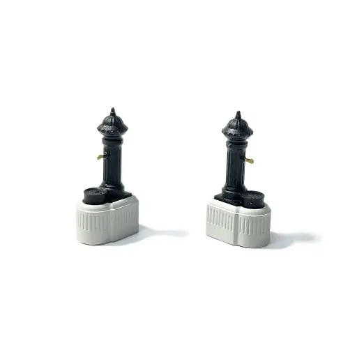 [87T221040] Lot de 2 fontaine à eau | 87Train 221040 | HO 1/87