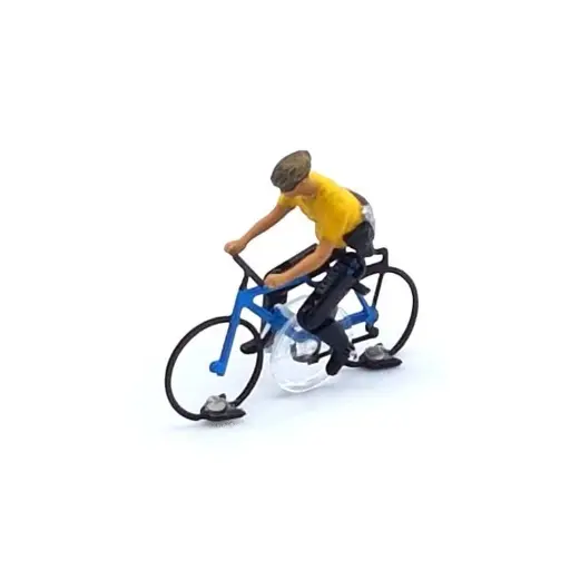 [MAKKc-2] Cycliste homme en VTT Magnorail KKc-2 - HO 1/87 - déjà assemblé