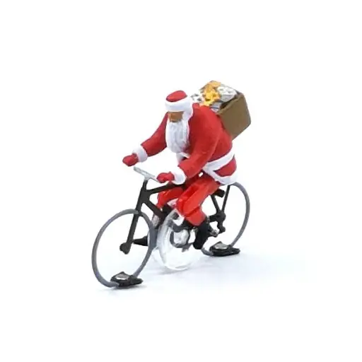 [MAKKf-2] Cycliste Père Noël Magnorail KKf-2 - HO 1/87 - déjà assemblé