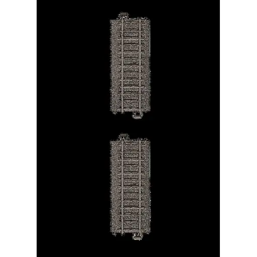 [MA24995] Set de 2 Rails droit de contact Marklin 24995 - 94,2 mm - HO : 1/87 - Code 83 - Voie C