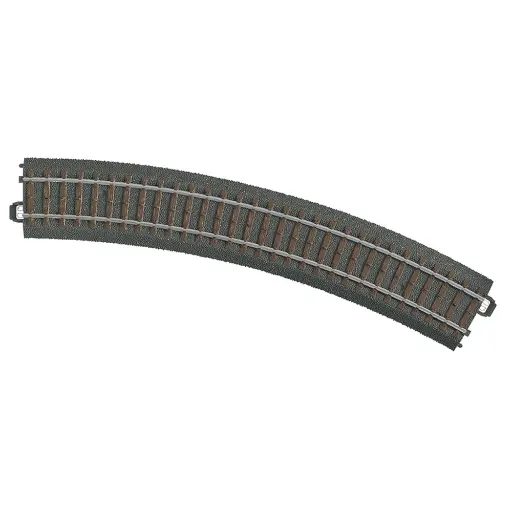 [MA24230] Rail courbe ballasté - Marklin 24230 - HO 1/87 - Code 83 - Voie C - Angle 30° - Rayon 437,5mm - 3R