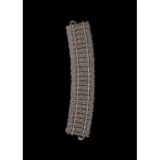 [MA24224] Rail courbe R2 24,3° Marklin 24224 - Rayon 437,5 mm - HO : 1/87 - Code 83 - Voie C
