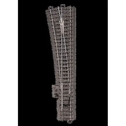[MA24711] Aiguillage long à gauche 12,1° Marklin 24711 - 236,1 mm - HO : 1/87 - Code 83 - Voie C